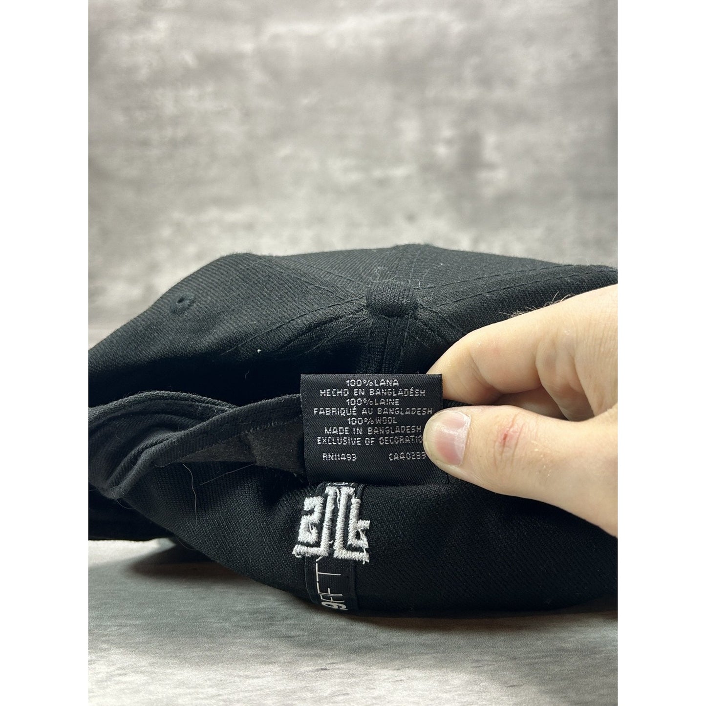Thrill SF Japantown Sakura Embroidered Logo Baseball Snapback Hat 7 1/2 Black