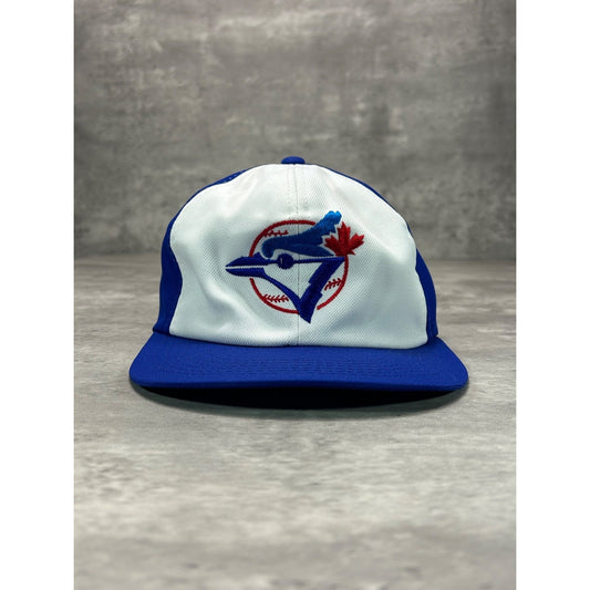 Vintage 90s Toronto Blue Jays MLB Embroidered Logo Snapback Hat OSFA YOUTH