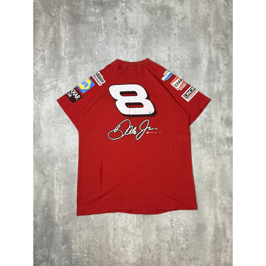 Vintage Dale Earnhardt Jr #8 Nascar Budwesier King Of Beers T-Shirt Size Large