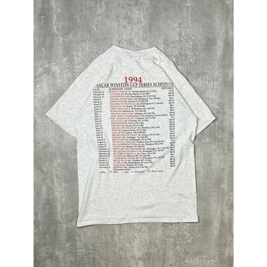 Vintage 1994 Rusty Wallace #2 Nascar Winston Cup Schedule T-Shirt Size Large