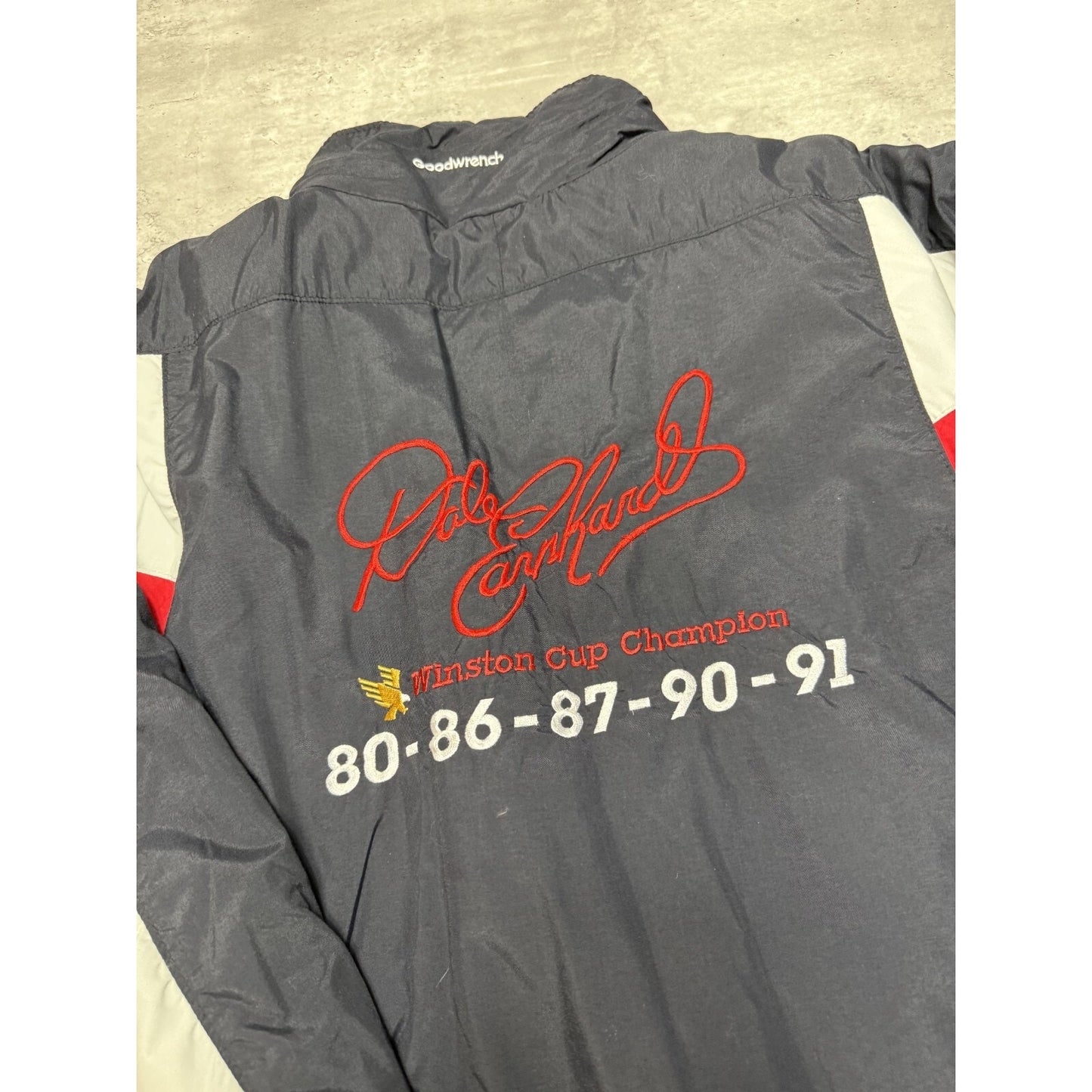 Vintage 90s Dale Earnhardt #3 Nascar Winston Cup Champ Full Zip Jacket Size XL
