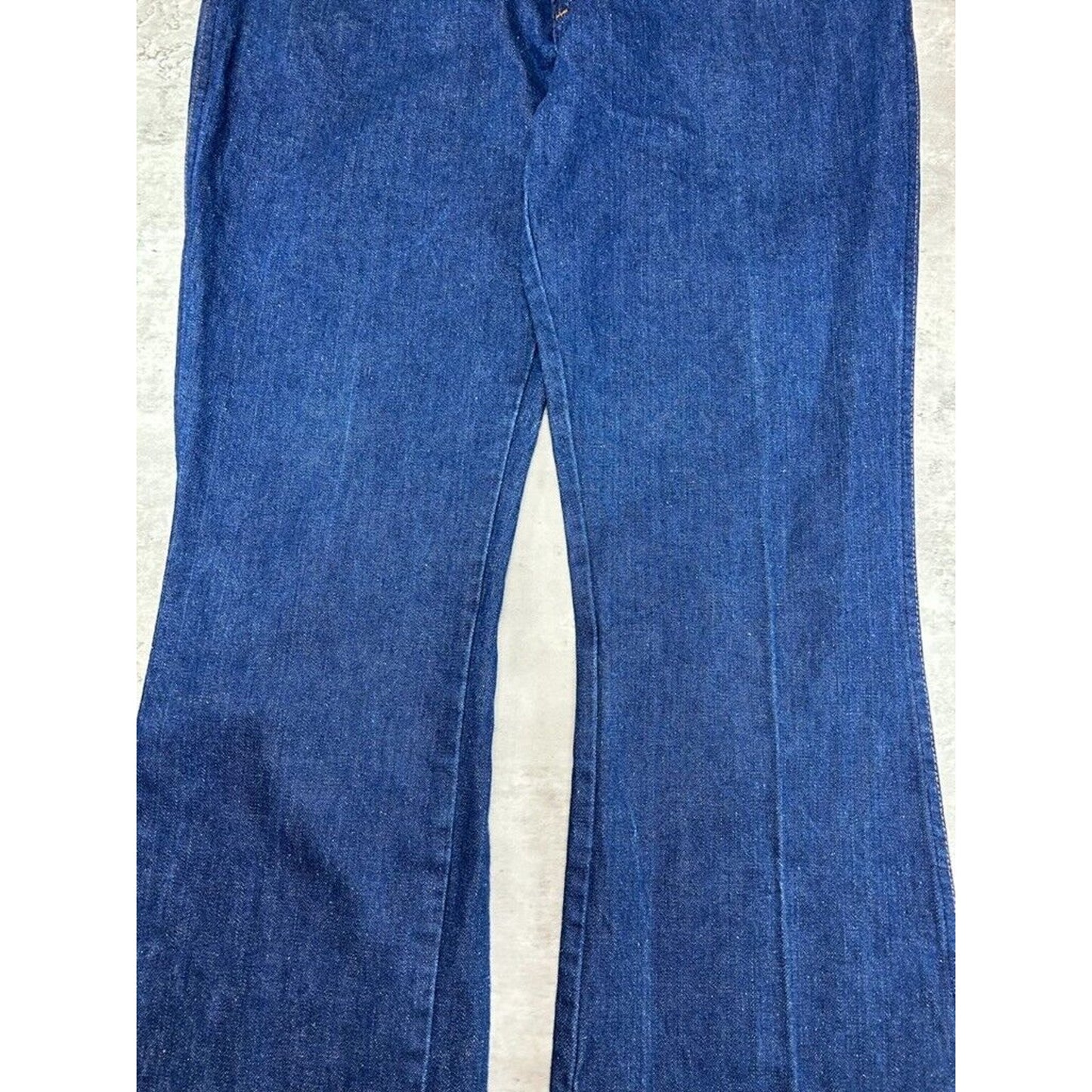 Vintage Wrangler Western Dark Wash Straight Leg Denim Pants Size 37 Blue
