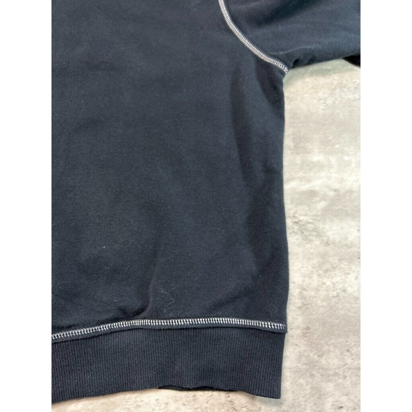 Vintage Womens Nike Embroidered Swoosh Full Zip Hooded Sweatshirt Size XL Black