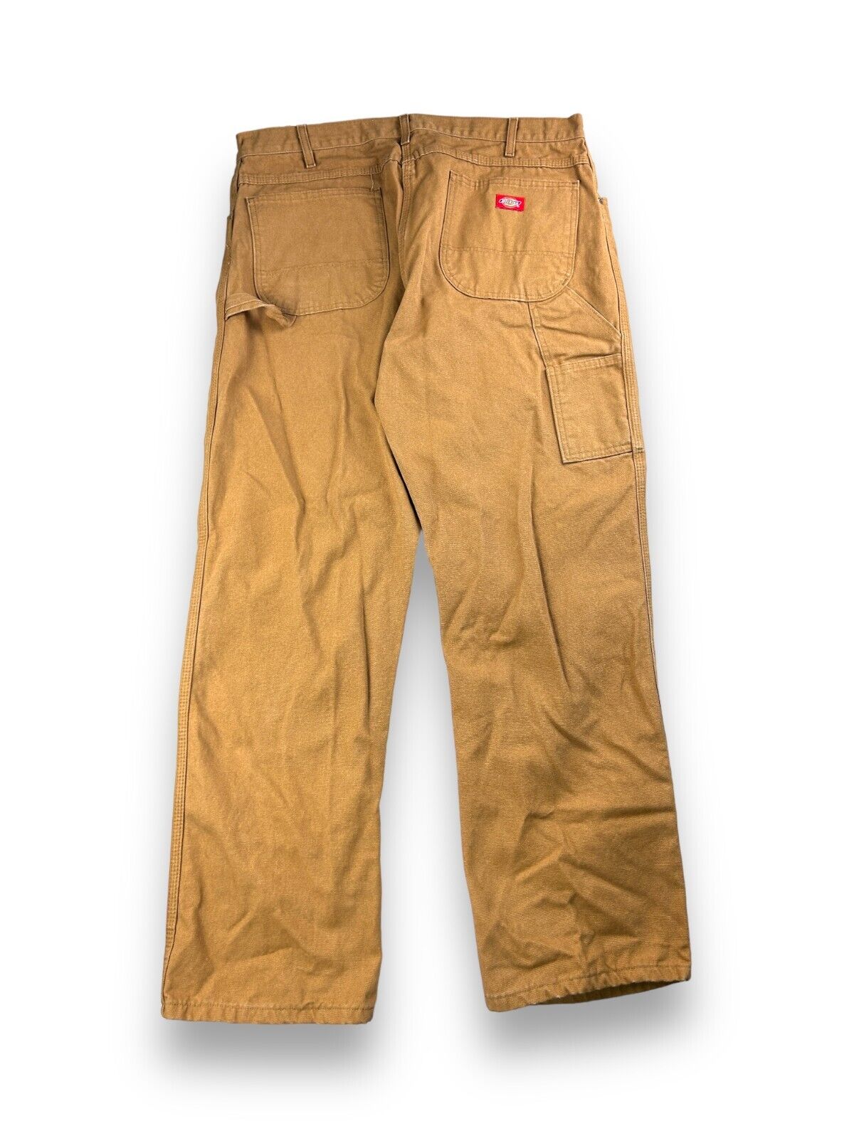 Vintage Dickies Canvas Workwear Style Carpenter Pants Size 38W Beige