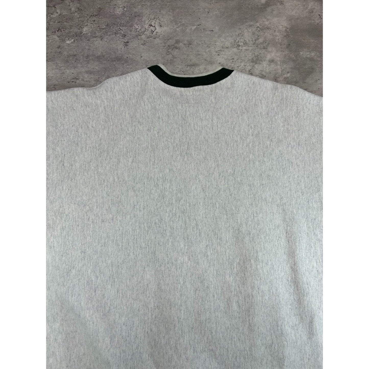 Vintage 90s Green Bay Packers NFL Embroidered Football Sweatshirt Size XXL Gray