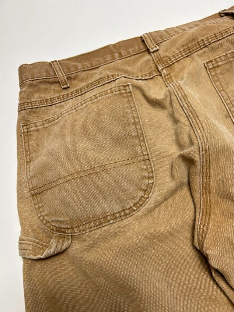 Vintage Dickies Canvas Workwear Carpenter Pants Size 36W Beige