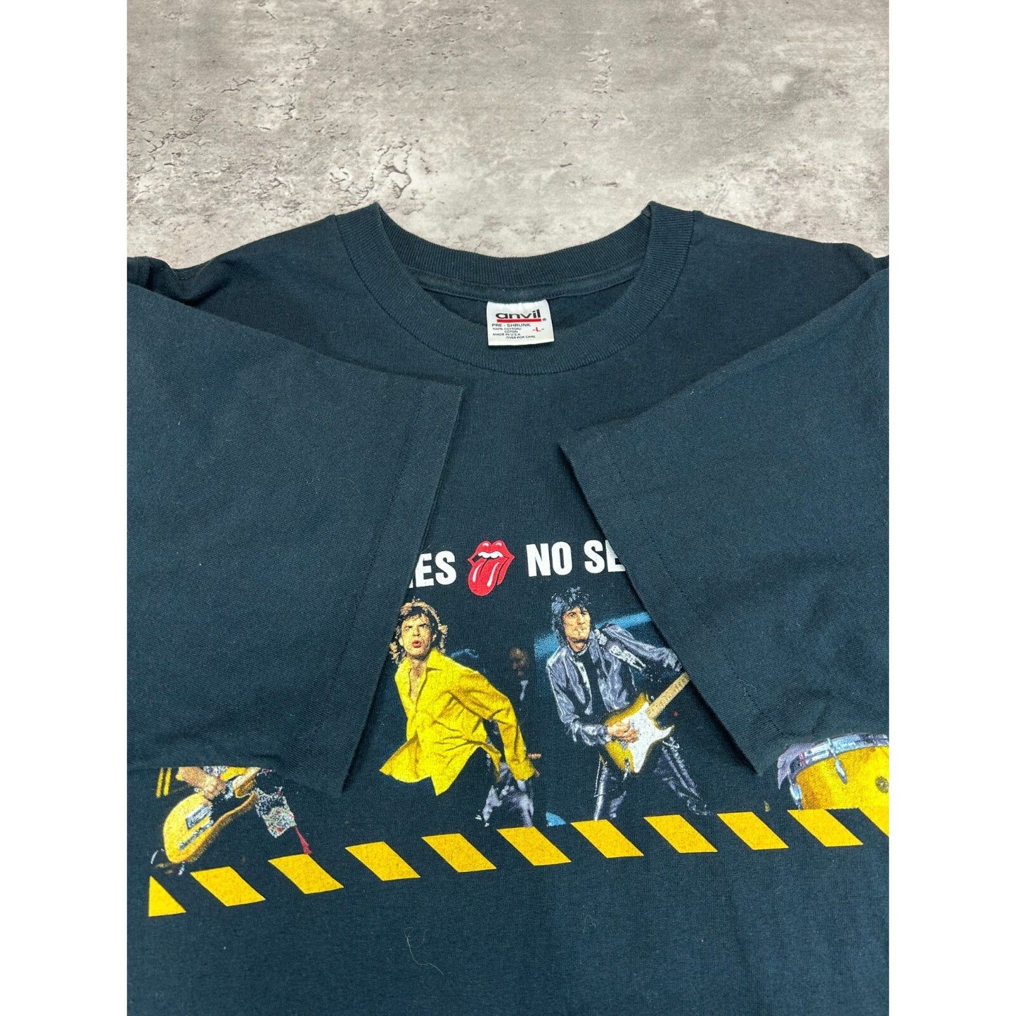Vintage 1999 The Rolling Stones No Security Tour Rock Music Band T-Shirt Size Large