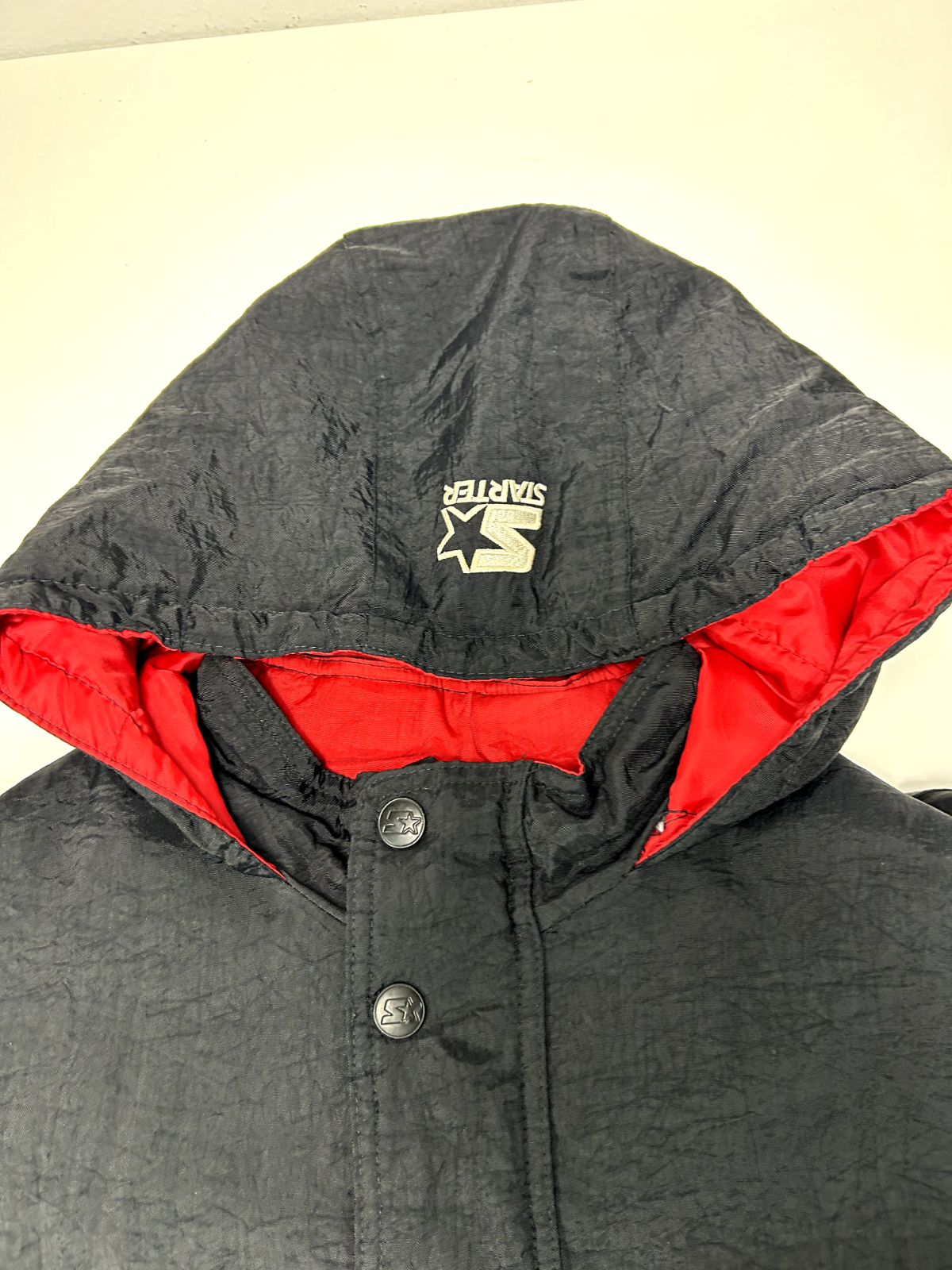 Vintage 90s Nebraska Cornhuskers NCAA Insulated 1/2 Zip Starter Jacket Size XL