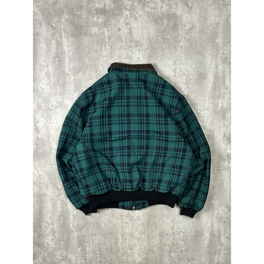 Vintage 80s/90s Carhartt Insulated Plaid Canvas Workwear Sante Fe Jacket Sz 2XL