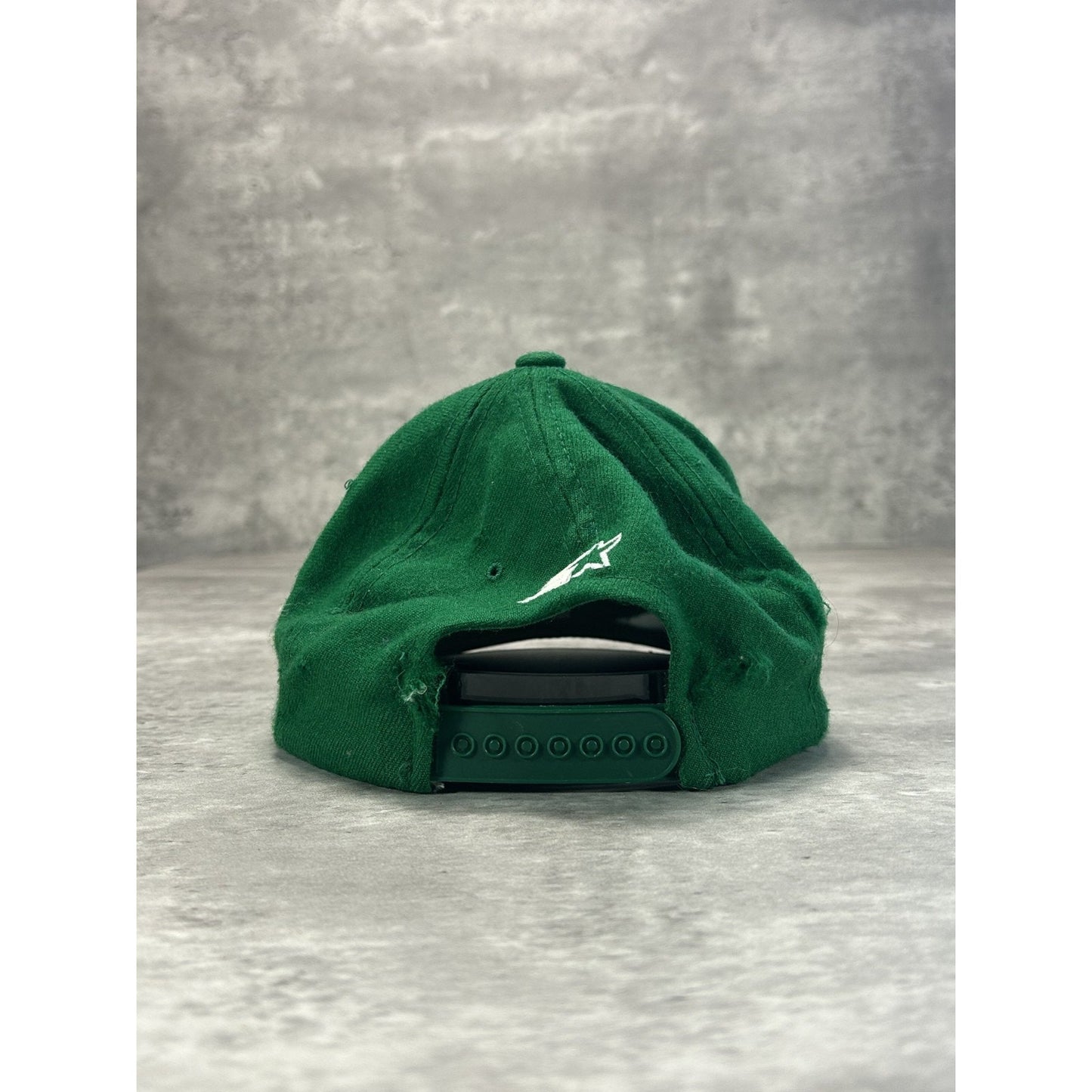 Vintage 90s Boston Celtics NBA Wool Starter Arc Spellout Snapback Hat OSFA