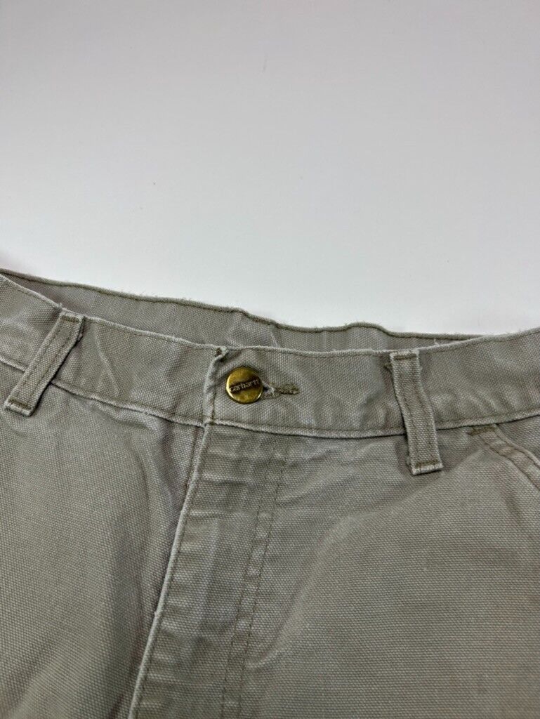 Vintage Carhartt Original Dungaree Fit Canvas Workwear Carpenter Pants Size 31W