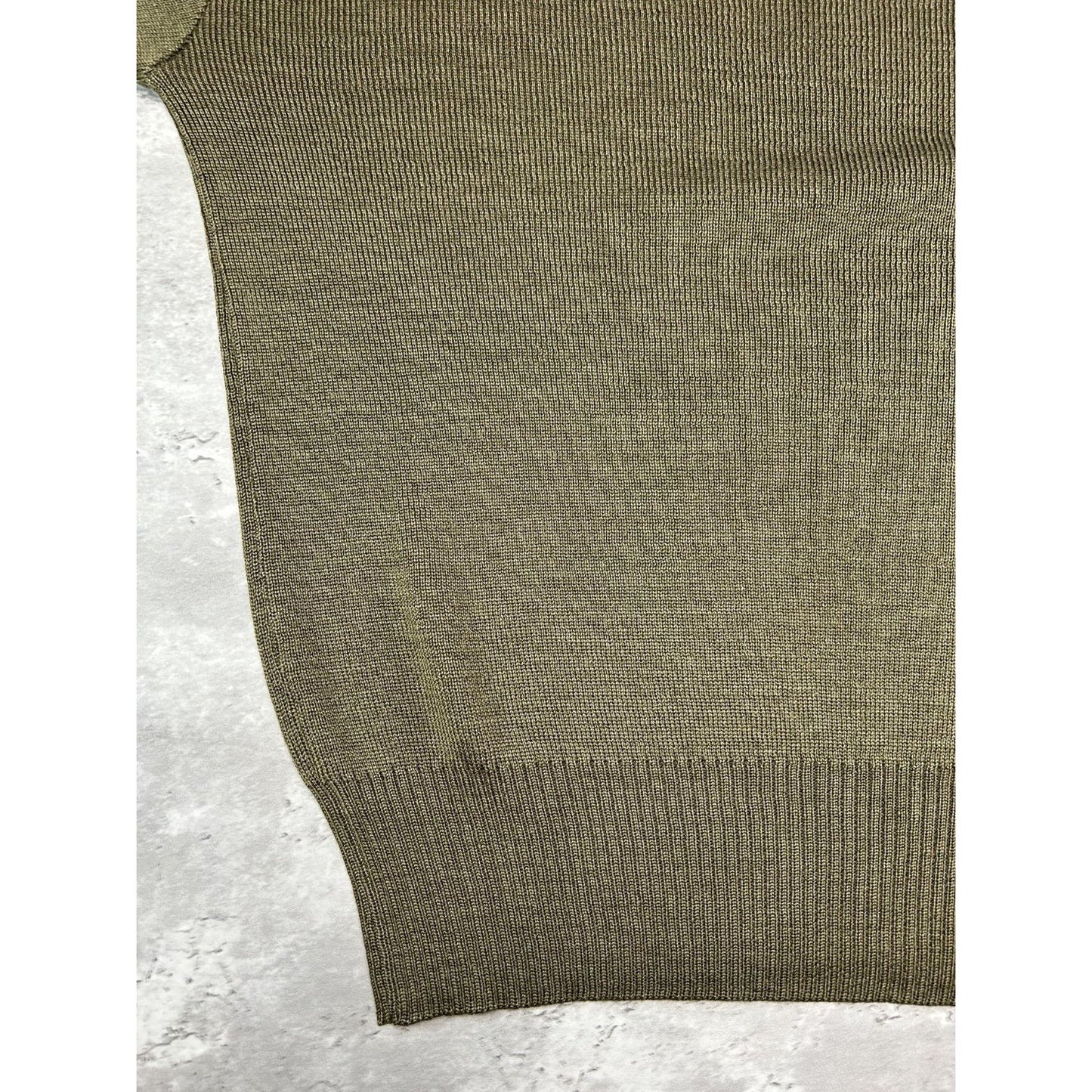 Vintage 80s/90s US Military Pullover Knit Sweater Size XL Green