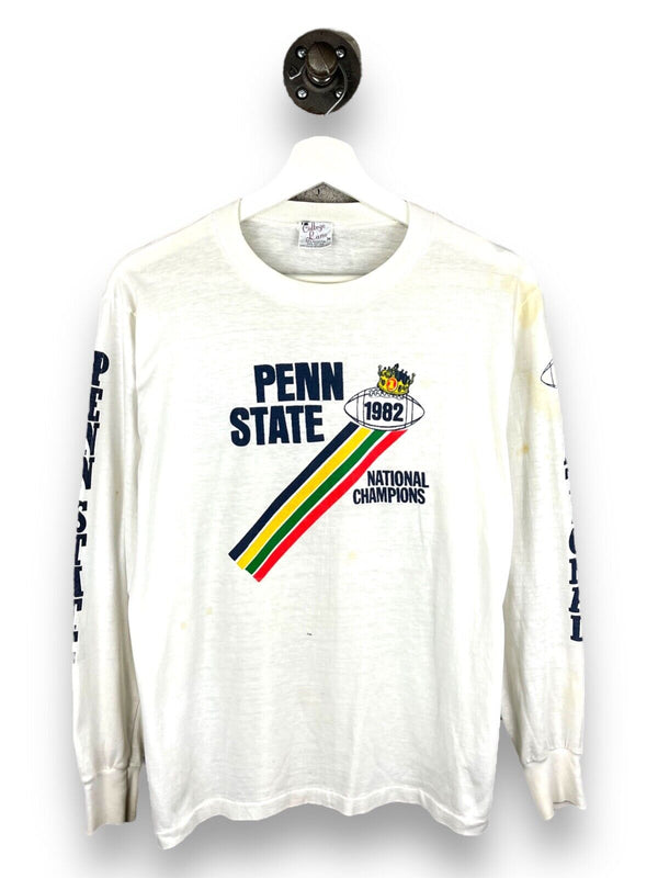 Vintage 1982 Penn State Nittany Lions National Champs FootballT-Shirt Medium 80s