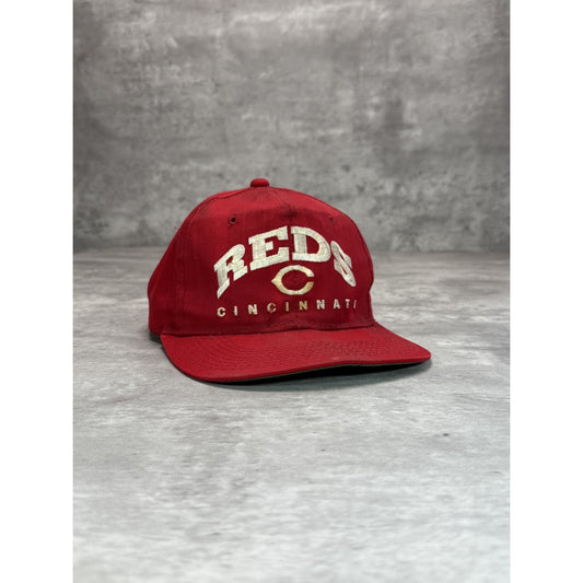 Vintage 90s Cincinnati Reds MLB Embroidered Logo Baseball Snapback Hat OSFA