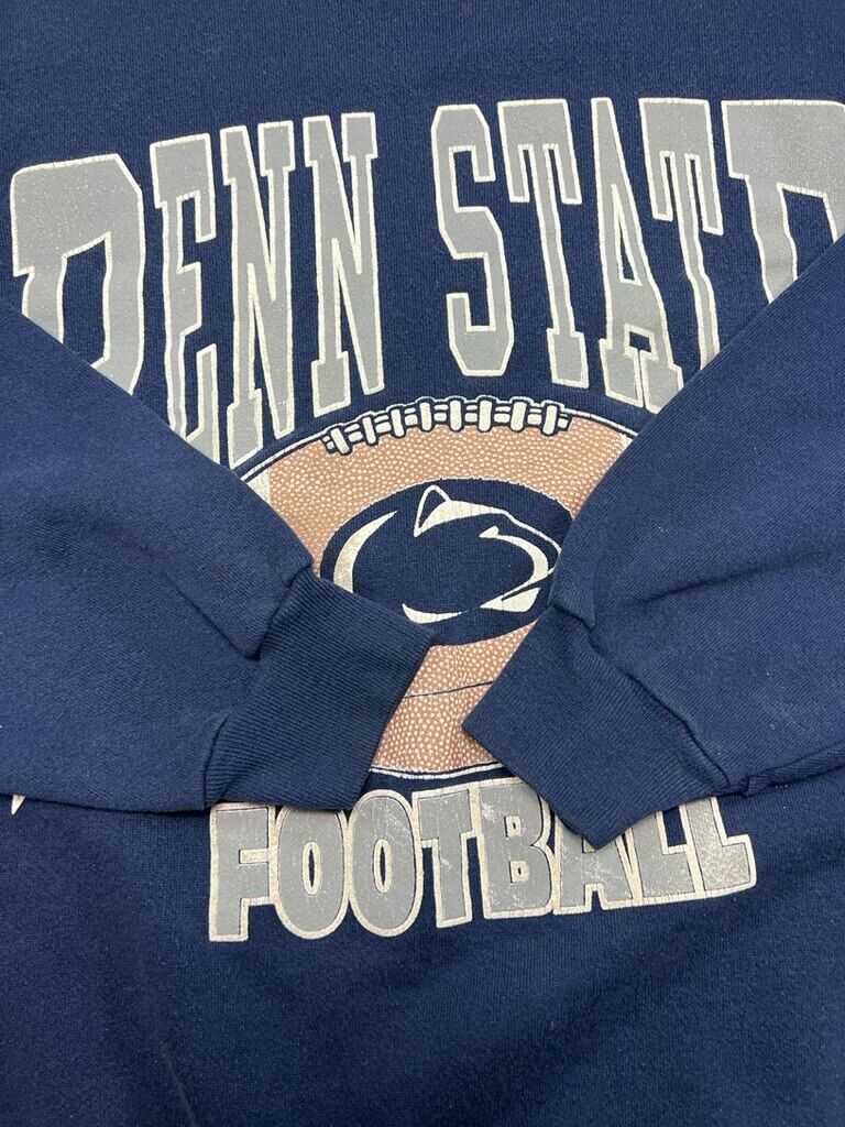 Vintage 90s Penn State Nittany Lions NCAA Logo Spellout Sweatshirt Size Large
