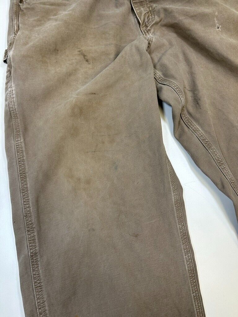 Vintage Carhartt Loose Fit Canvas Work Wear Carpenter Pants Size 37W B159