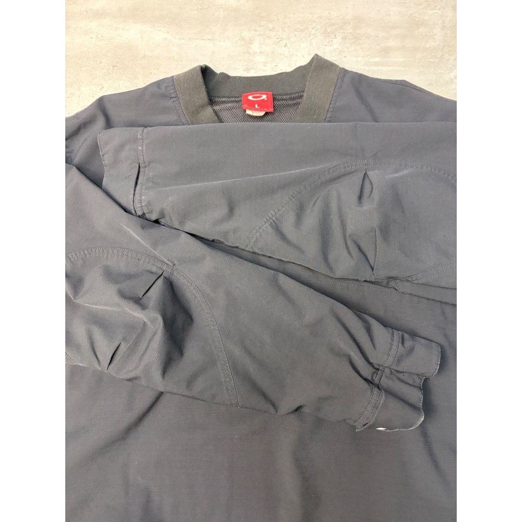 Vintage 2000s Oakley Middle Logo Pullover Windbreaker Jacket Size Large