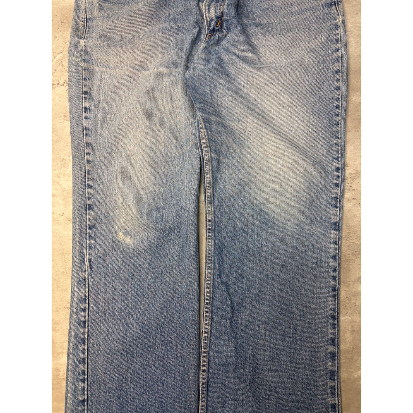Vintage 90s Levis 517 Red Tab Medium Wash Boot Cut Denim Pants Size 36