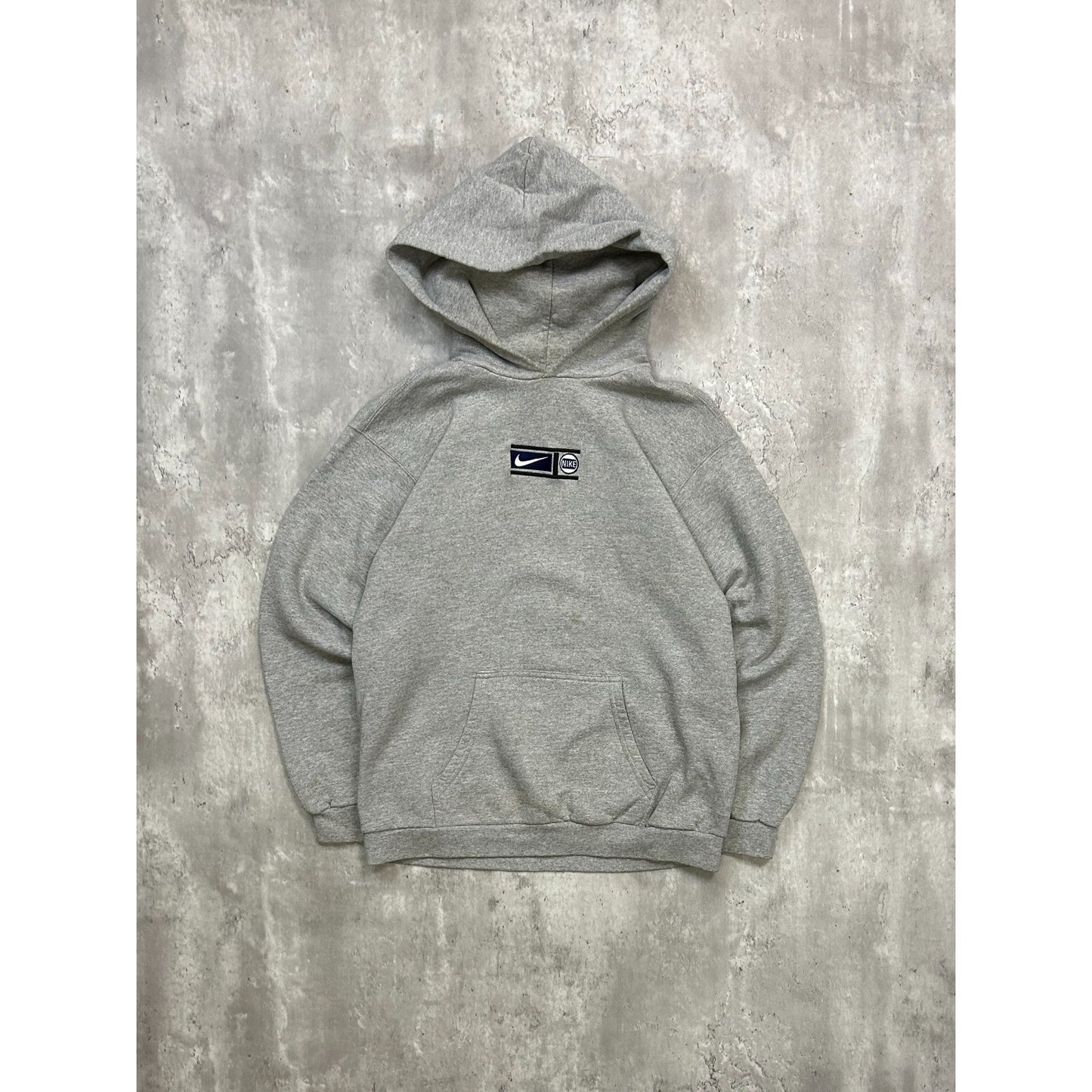 Vintage 90s Nike Embroidered Swoosh Pullover Hooded Sweatshirt Size YOUTH XL