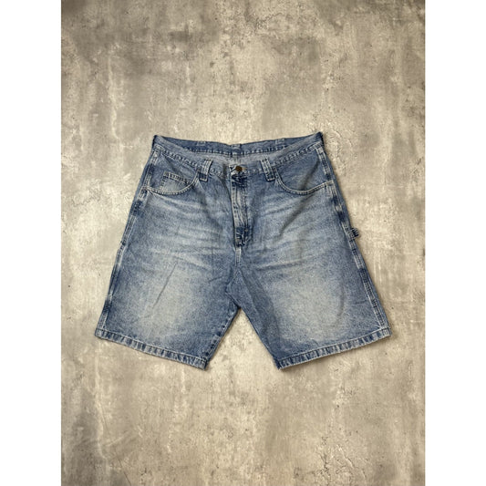 Vintage Wrangler Authentic Issue Medium Wash Workwear Carpenter Shorts Size 38