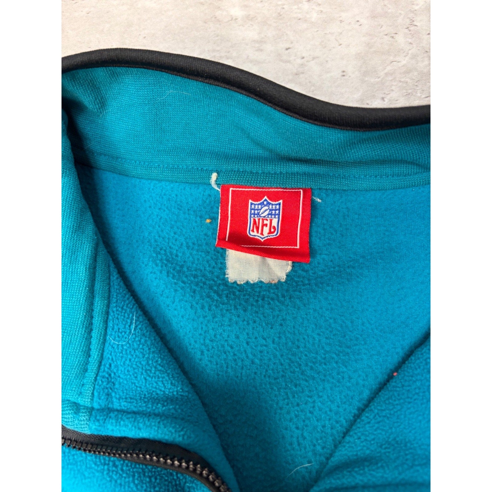 Vintage 90s Jacksonville Jaguars NFL 1/4 Zip Fleece Sweatshirt Size 2XL