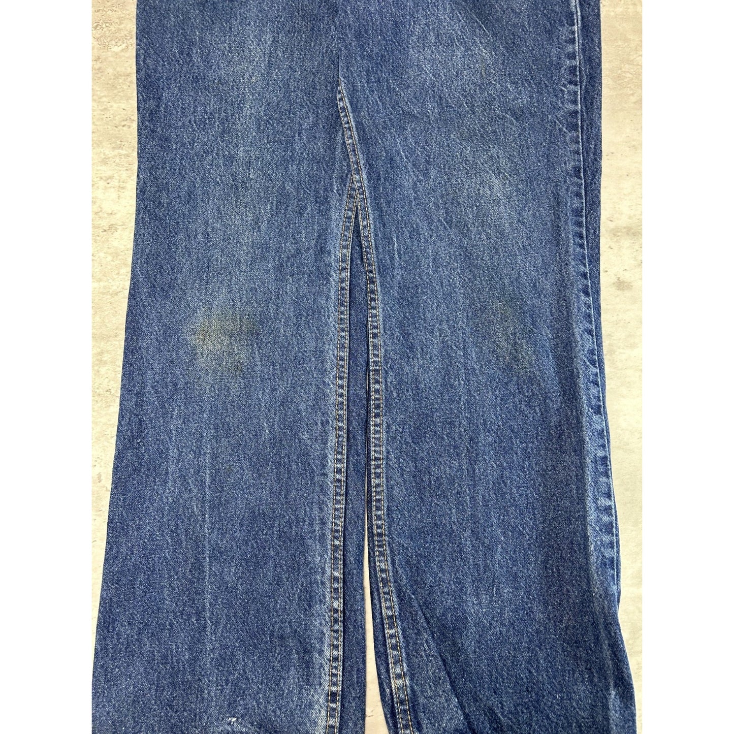 Vintage 90s Levis Red Tab 517 Dark Wash Denim Pants Size 34 Blue