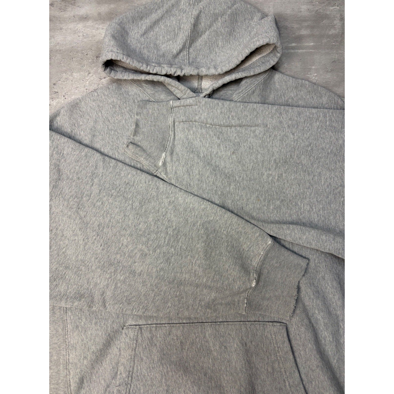Vintage Gap Embroidered Arc Spellout Hooded Pullover Sweatshirt Size Medium