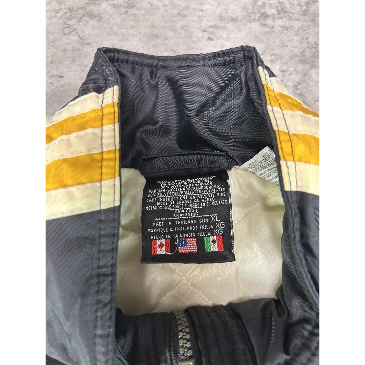Vintage 90s Adidas Embroidered Logo Insulated Full Zip Long Jacket Size XL