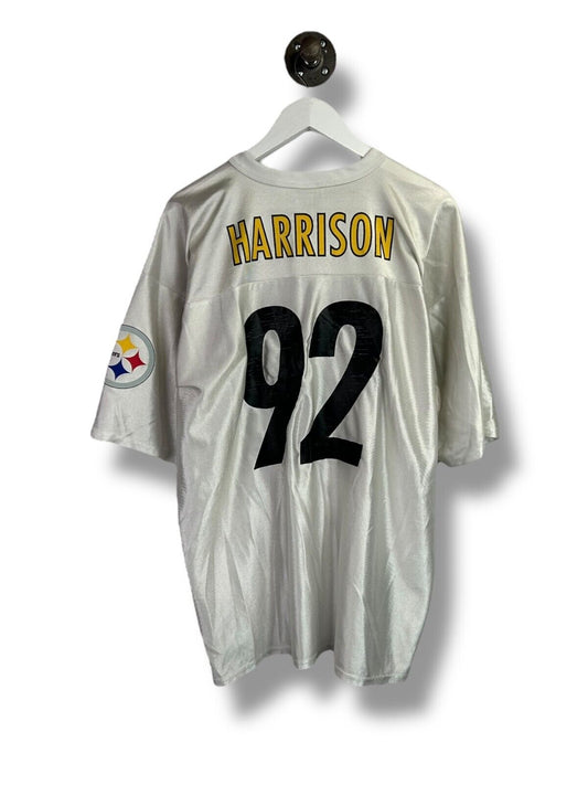 James Harrison #92 Pittsburgh Steelers NFL Football Jersey Size XL White