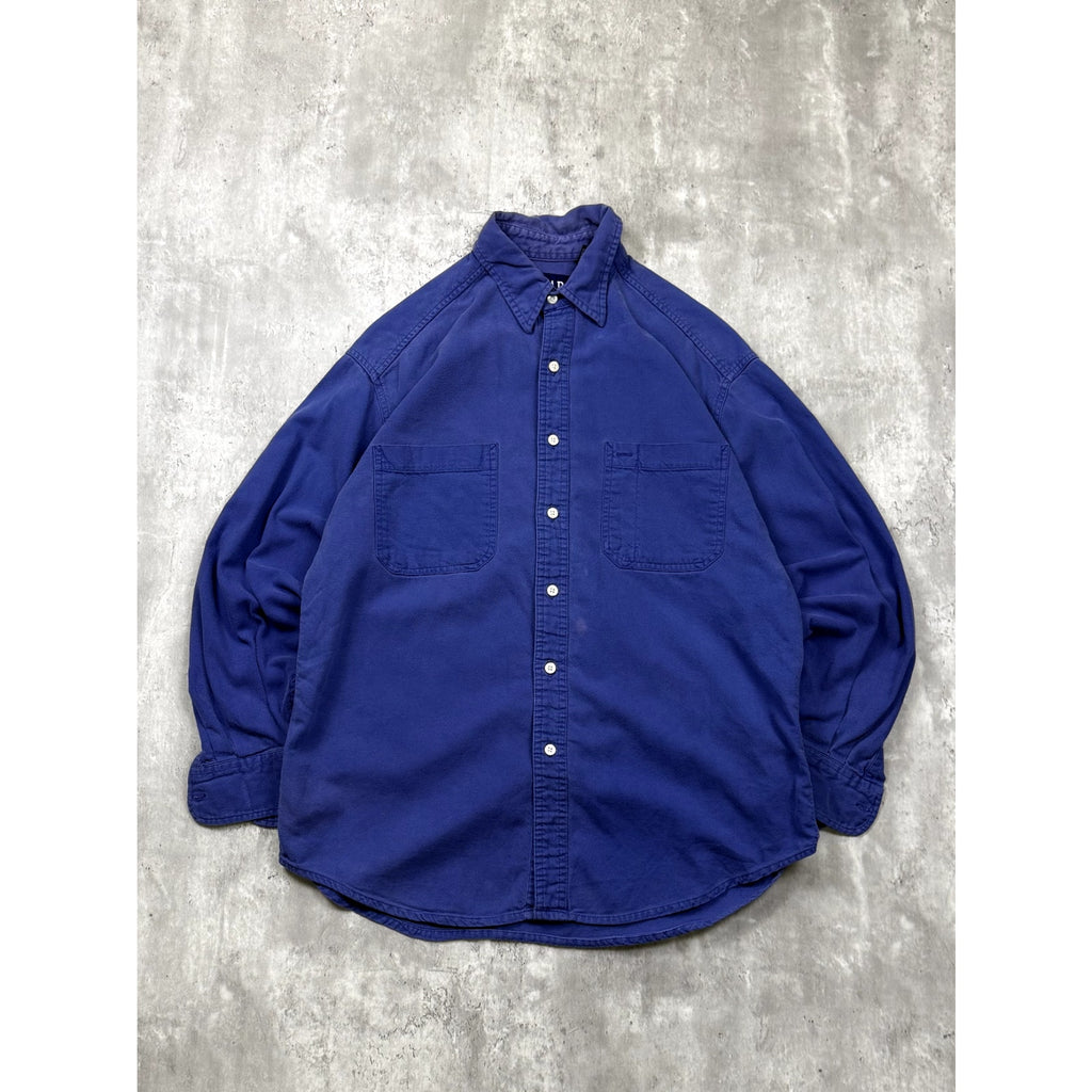 Vintage Gap Double Pocket Long Sleeve Button Up Shirt Size Medium