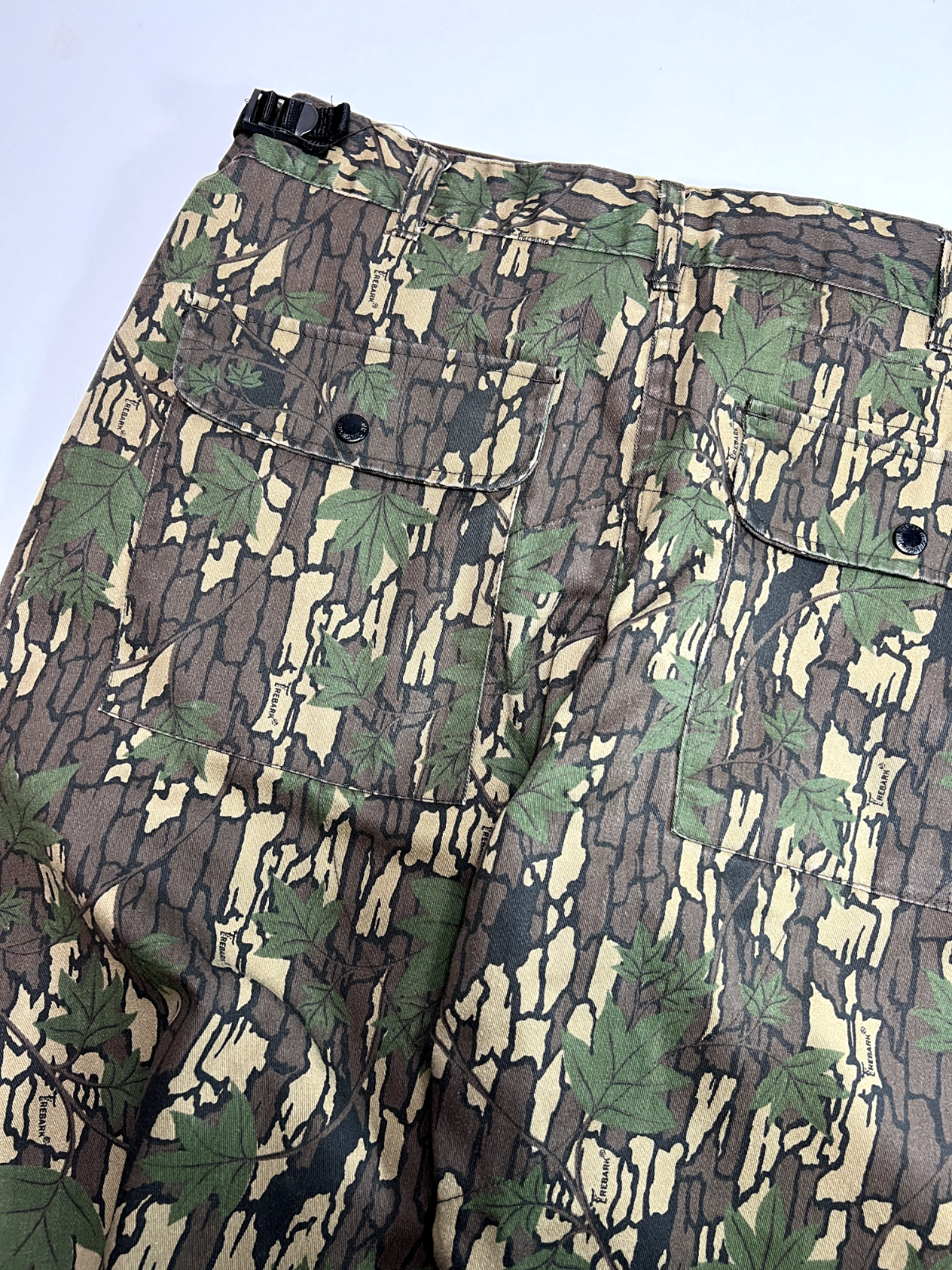 Vintage 90s Winchester Treebark Camo Double Knee Hunting Style Pants Size 36W L