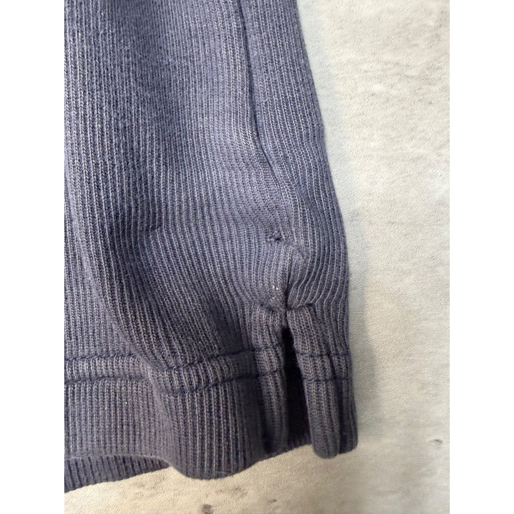 Vintage Nike Embroiered Middle Swoosh Striped Sweatshirt Size XL