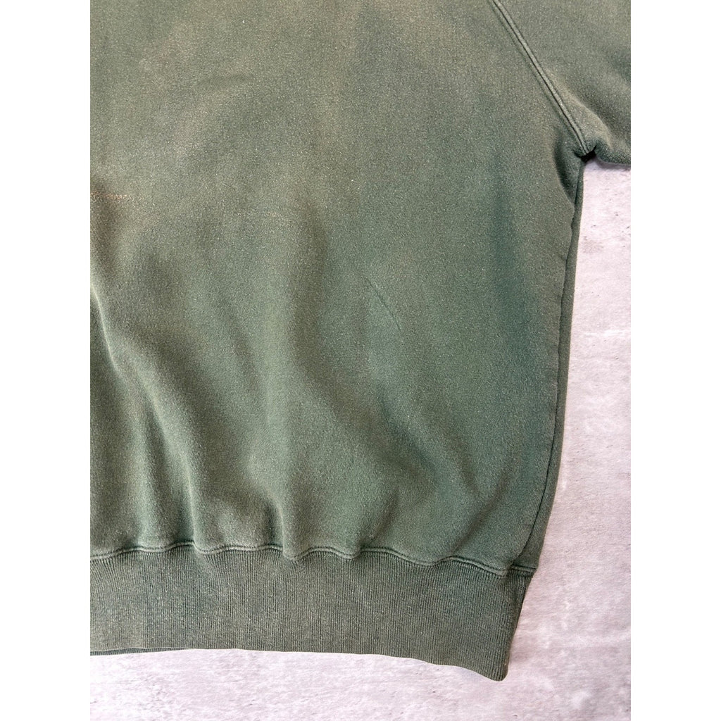 Vintage GAP Blank Green Pullover Crewneck Sweatshirt Size Medium