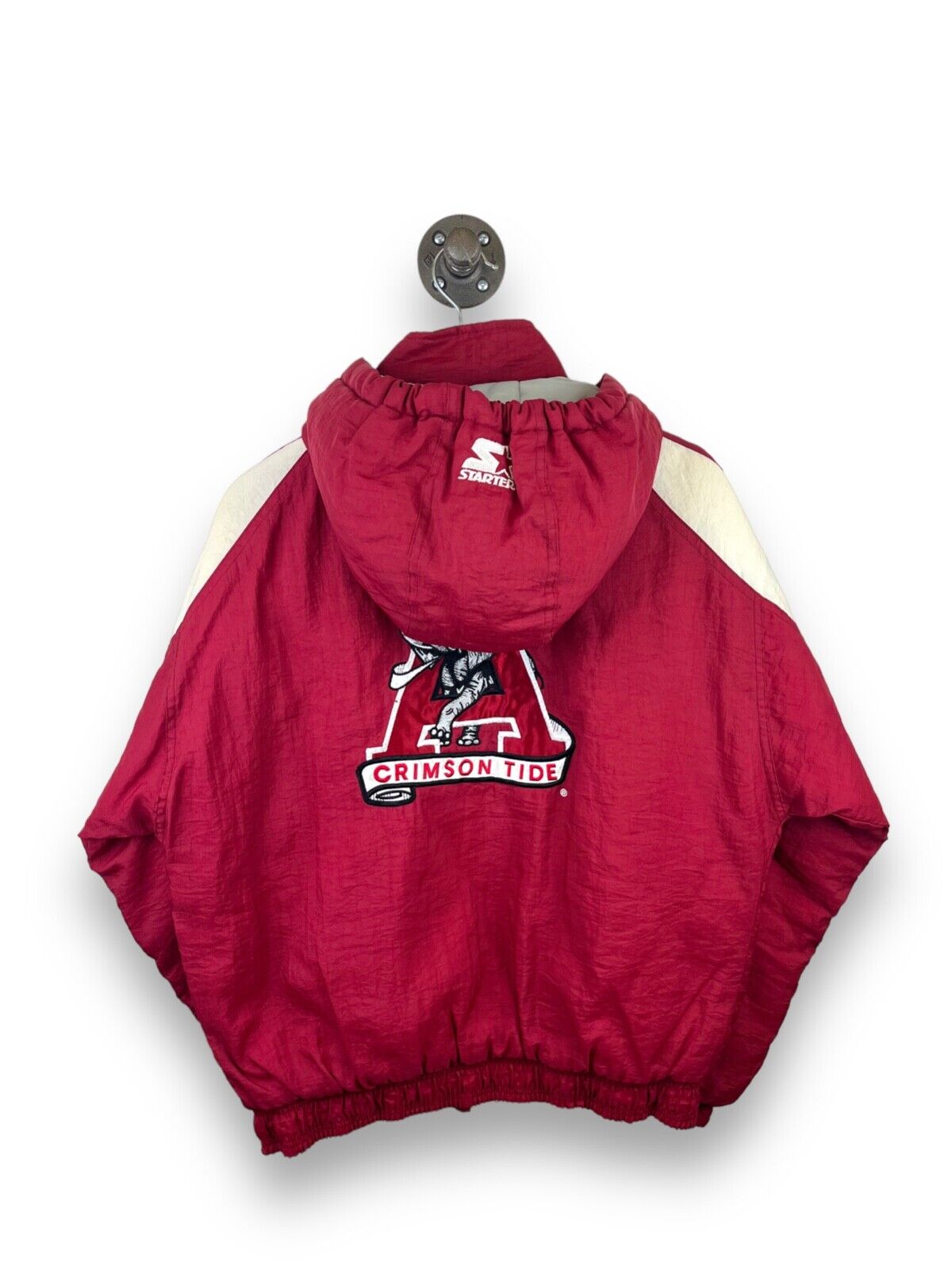 Vintage 90s Alabama Crimson Tide Insulated Starter Jacket Size Youth Large