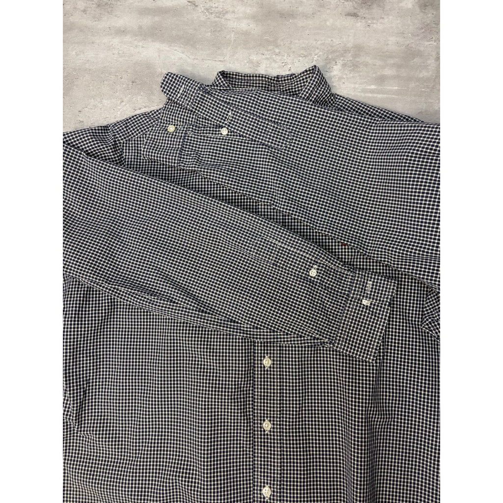 Vintage Polo Ralph Lauren Embroidered Pony Button Up Shirt Size Large