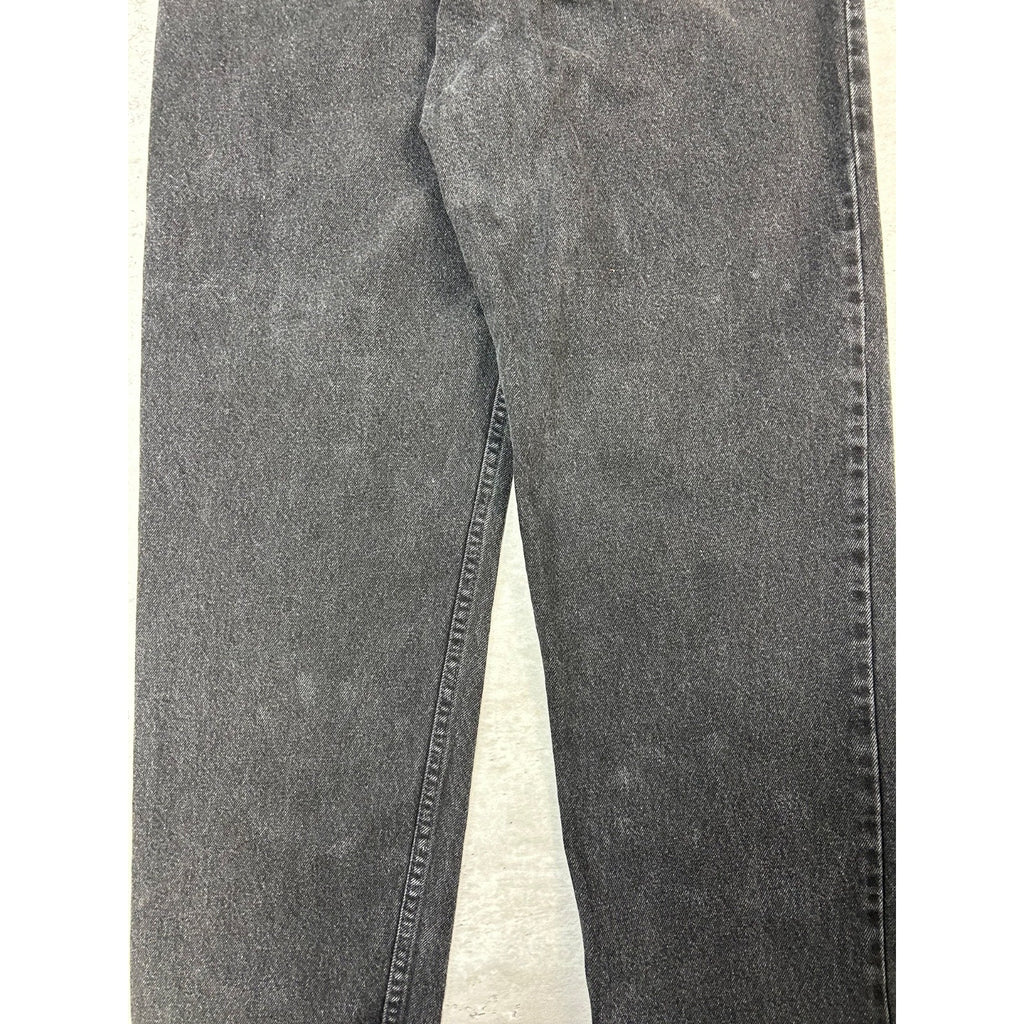 Vintage 90s Levis 553 White Tab Black Denim Pants Size 35