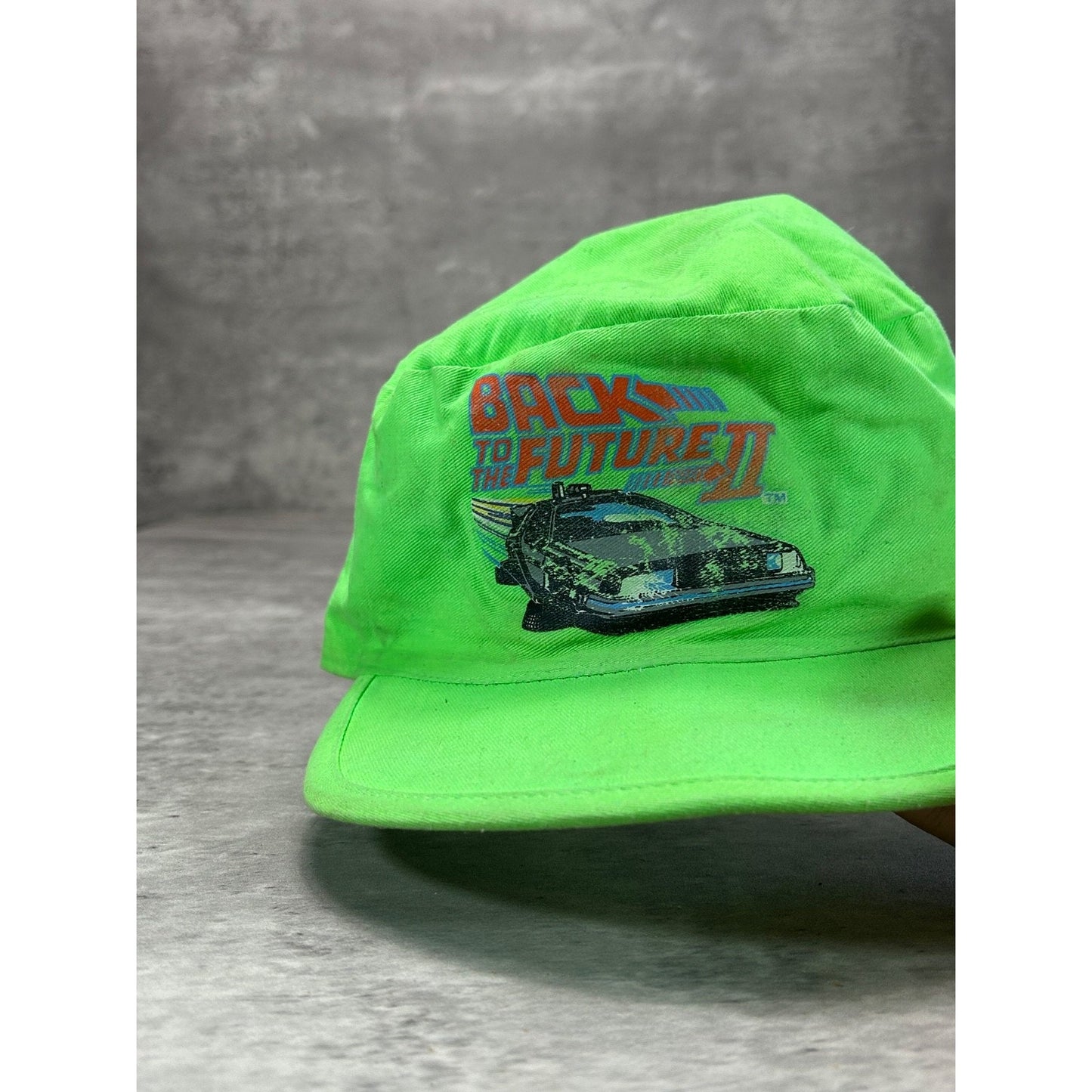 Vintage 80s/90s Back To The Future II Movie Promo Graphic Flexfit Hat OSFA