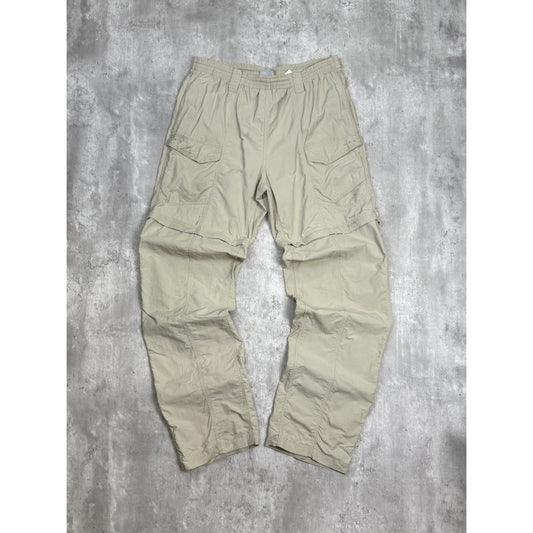 Vintage Columbia PFG Multi Pocket Convertible Nylon Fishing Pants Size Medium