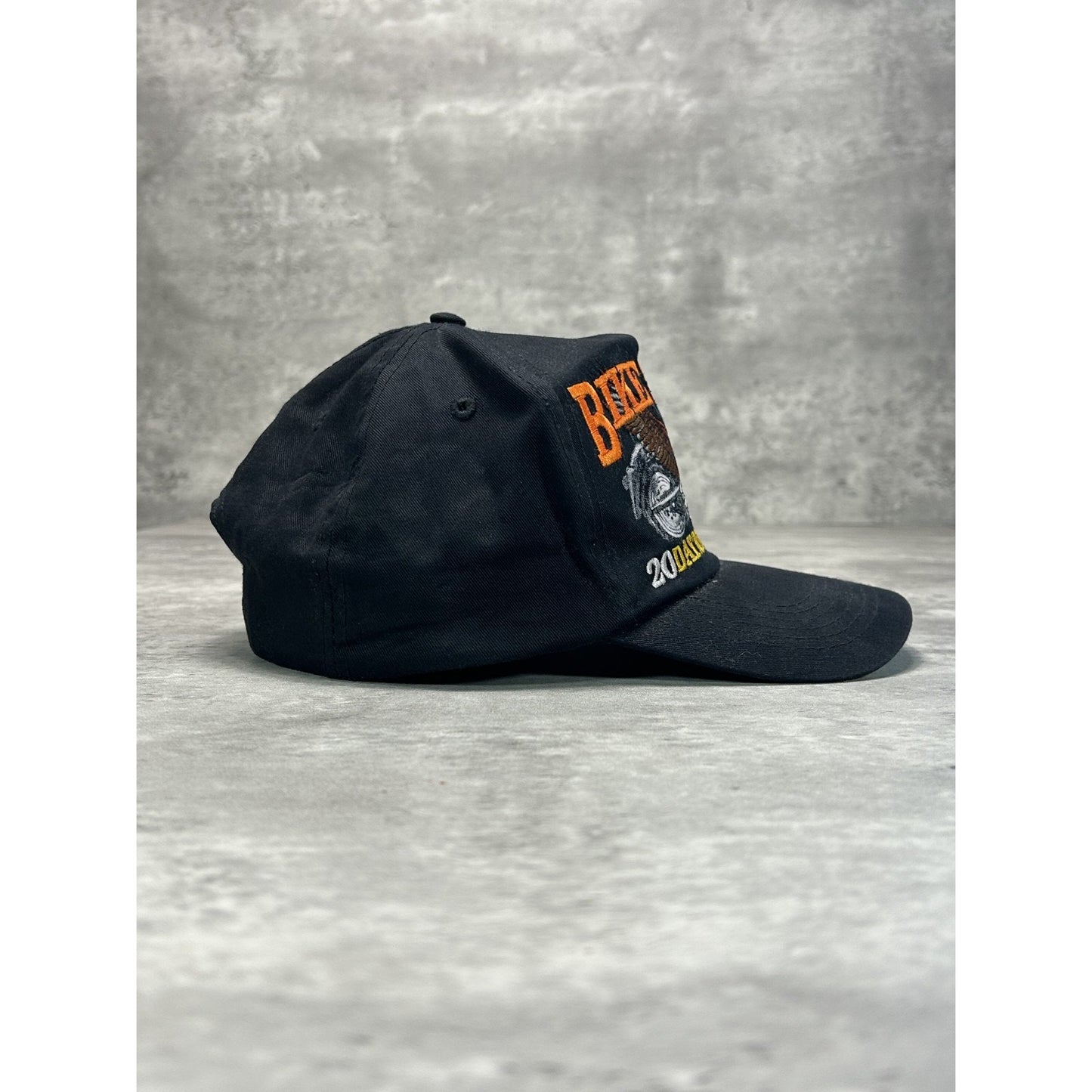 Vintage 2002 Bike Week Embroidered Bald Eagle Motorcycle Snapback Hat OSFA