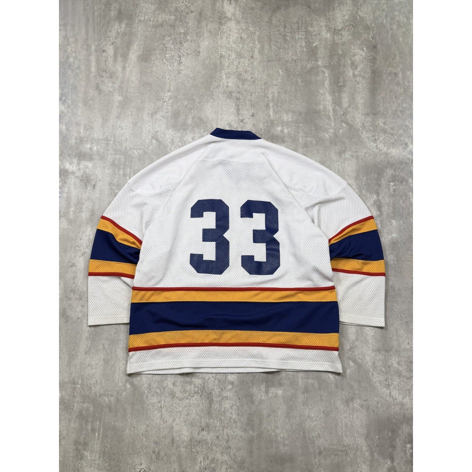 Vintage 90s Don Cherry's Canada Dog Graphic Hockey Jersey Size XL