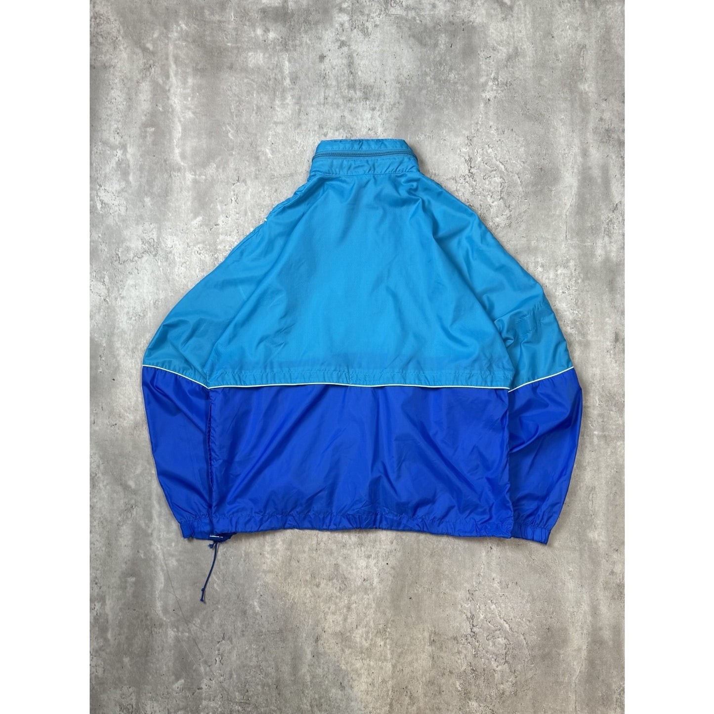 Vintage 80s/90s Nike Graphic Spellout 1/2 Zip Windbreaker Jacket Size Medium