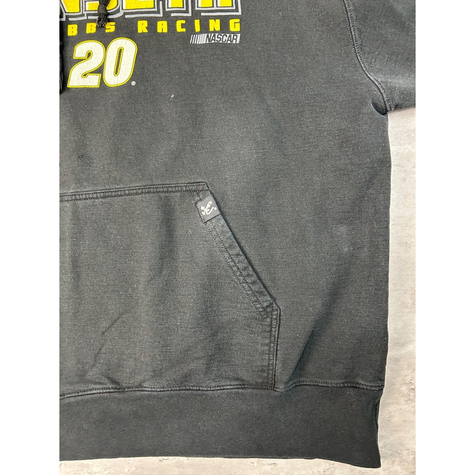 Vintage Matt Kenseth #20 Nascar Racing Spellout Hooded Sweatshirt Size XL