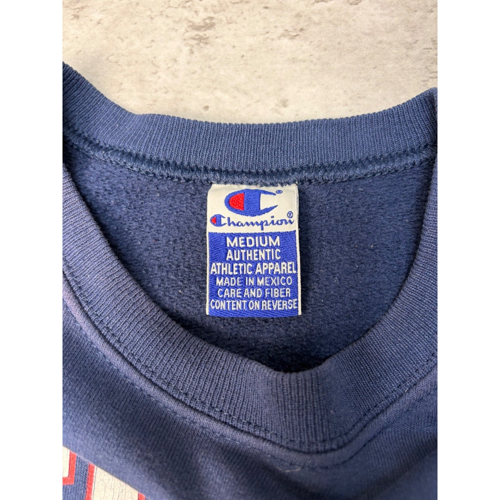 Vintage Uconn Huskies NCAA Spellout Graphic Champion Sweatshirt Size Medium