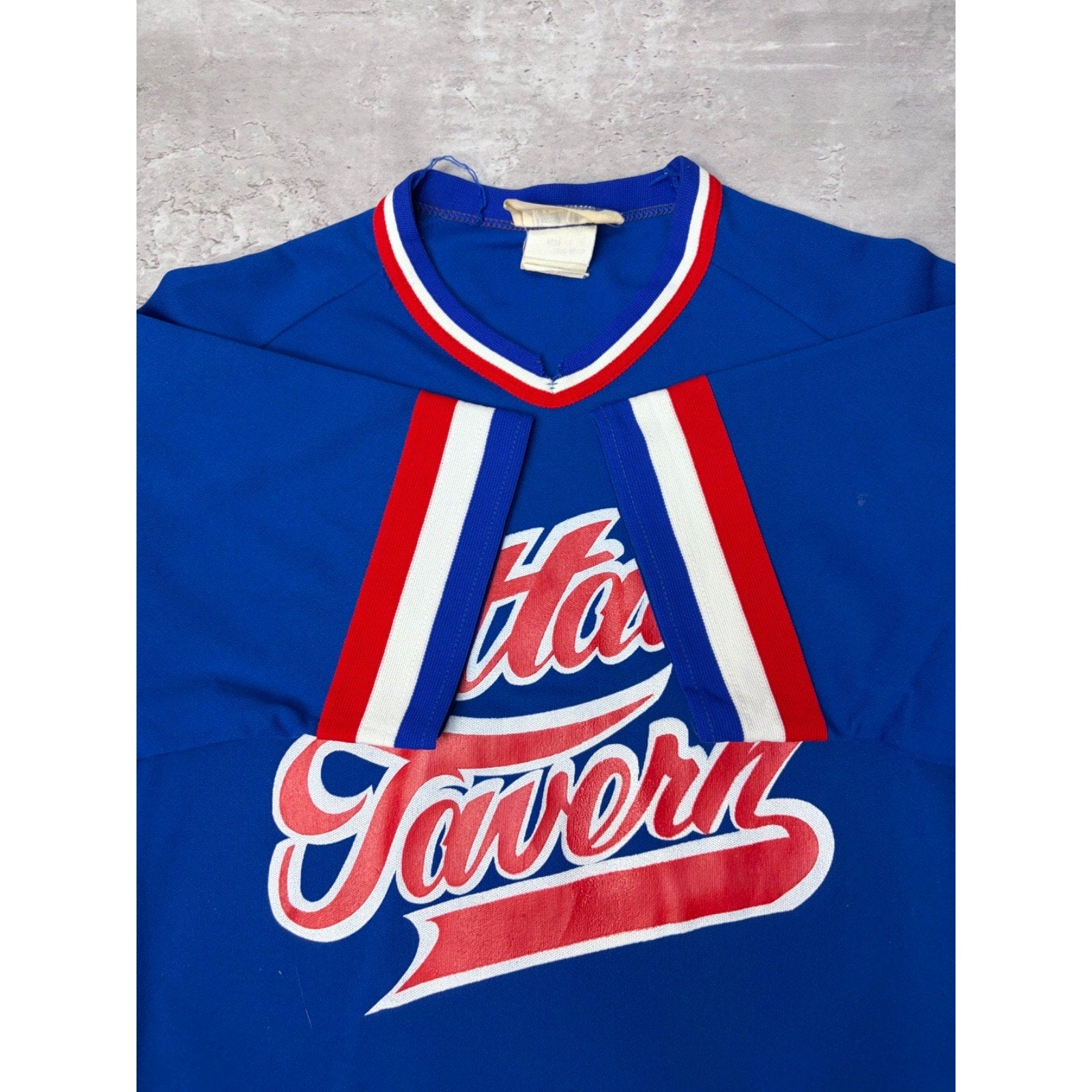 Vintage 80s/90s Ottawa Tavern Script Spellout Baseball Jersey Size Large
