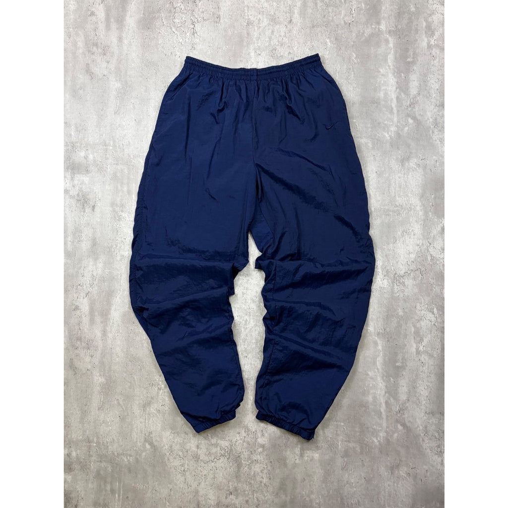 Vintage Nike Tonal Embroidered Swoosh Insulated Nylon Windbreaker Pants Size XL