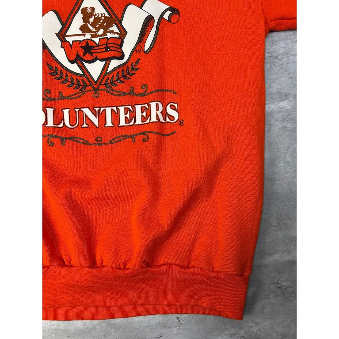 Vintage 90s Tennessee Volunteer NCAA Spellout Graphic Sweatshirt Size XL