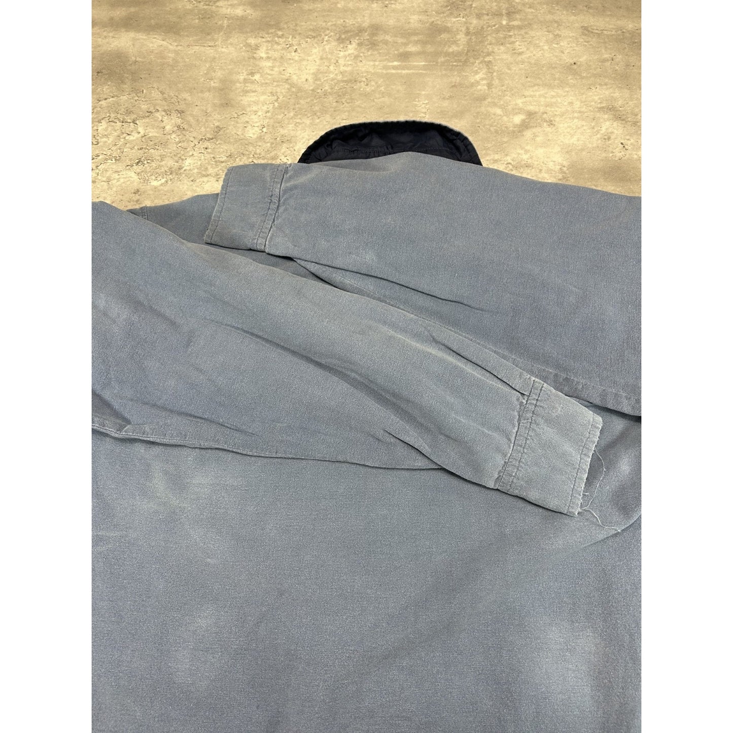 Vintage 90s Pearl Snap Long Sleeve Button Up Shirt Size 2XL Blue
