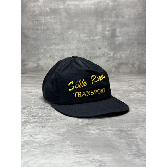 Vintage 80s/90s Silk Road Transport Embroidered Spellout Snapback Hat OSFA