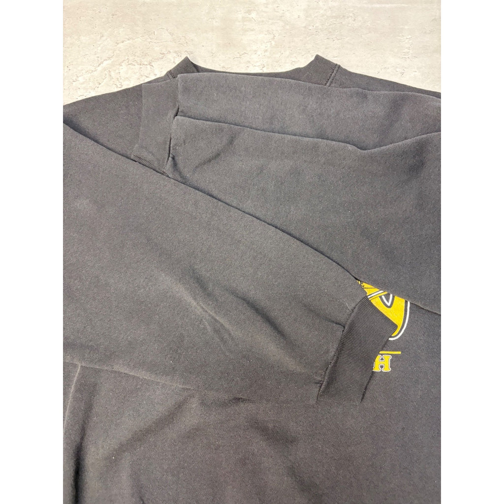 Vintage 90s Pittsburgh Steelers NFL Field Spellout Graphic Sweatshirt Size 2XL
