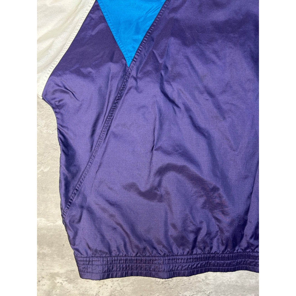 Vintage 90s Nike Embroidered Logo Swoosh Nylon Windbreaker Jacket Size XL